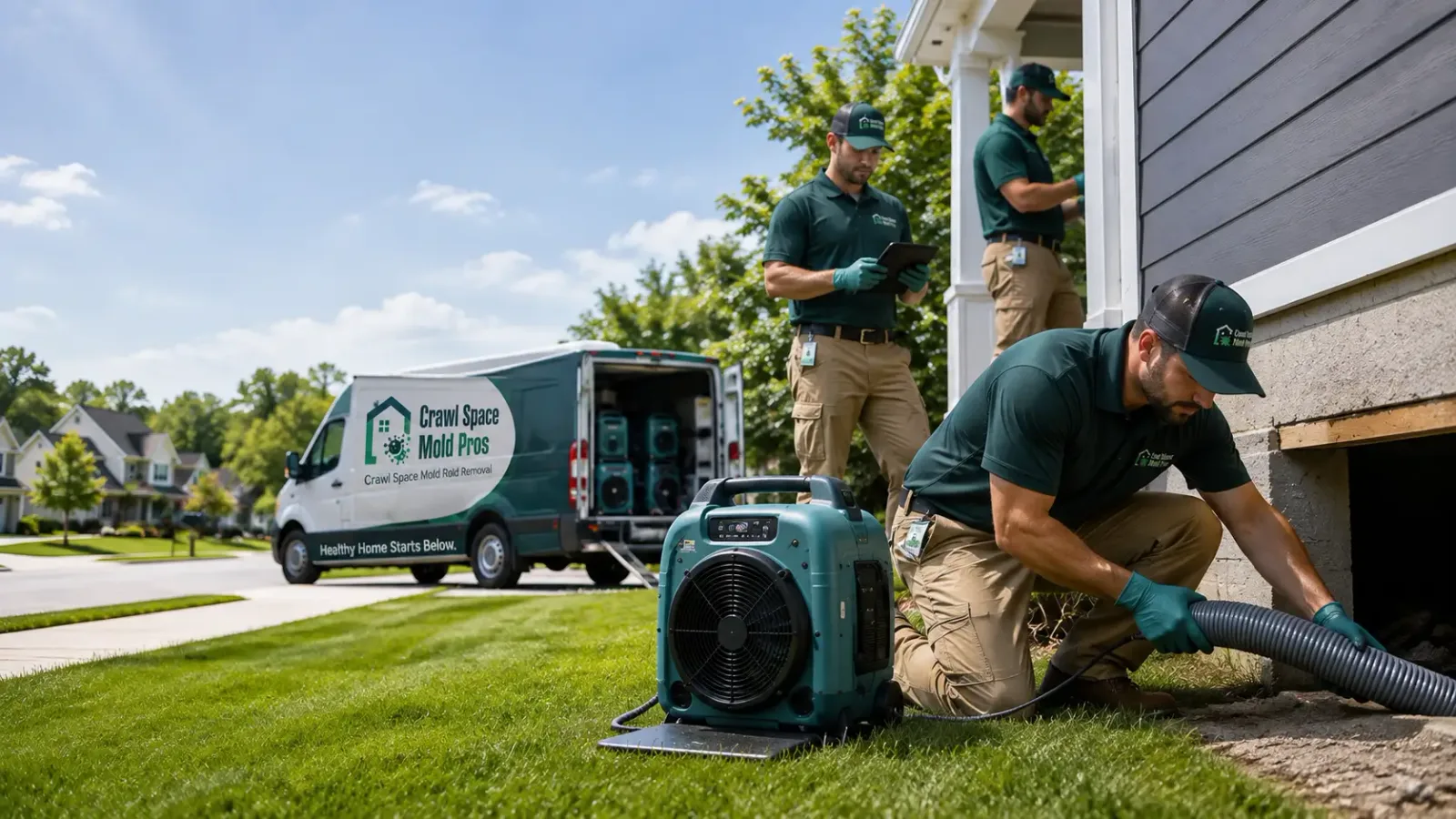 Crawl Space Mold Removal in Shelton, CT